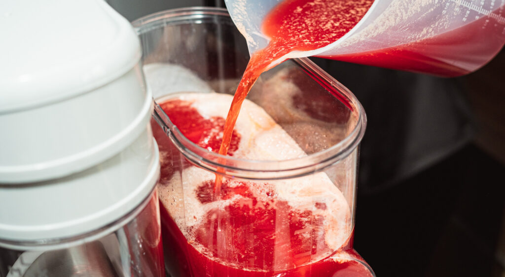 Slush Fraise — un granité au vrai jus de fraise