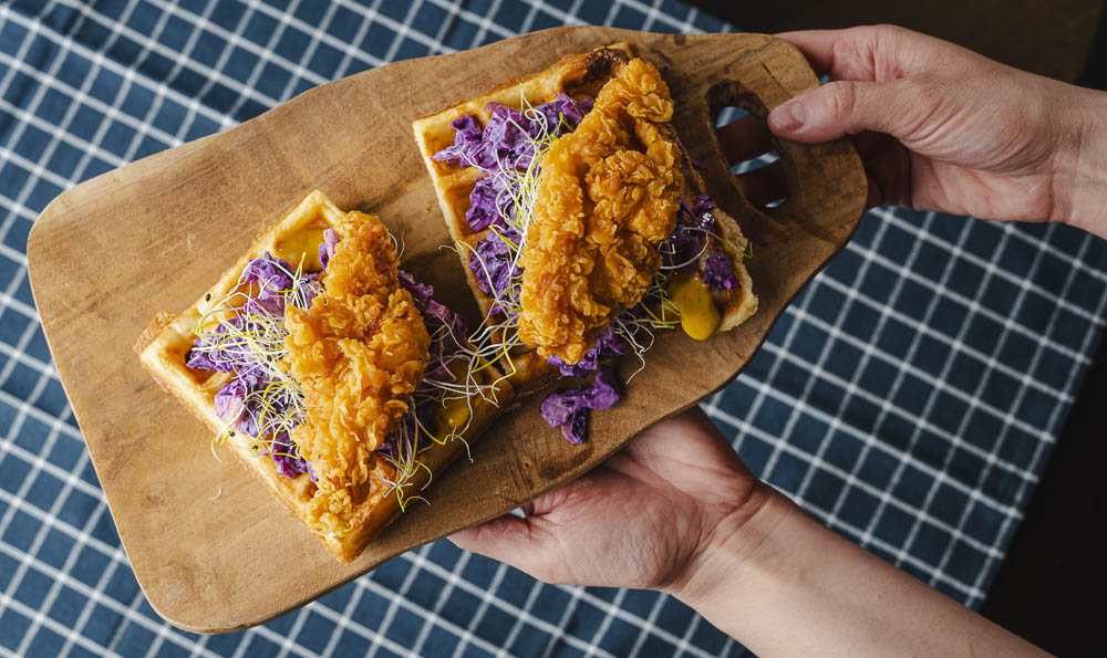 Recette gaufre salée – version poulet